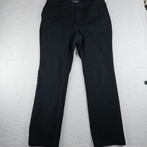 Eddie Bauer Curvy Fit Straight Black Womens Tall Stretch Jeans Sz T18 Pants